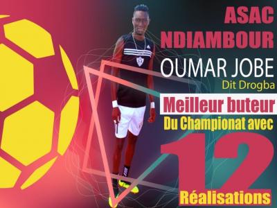 Meilleur buteur du championnat sénégalais, le Gambien de l’Asac Ndiambour Pa Oumar Jobe dans les annales !