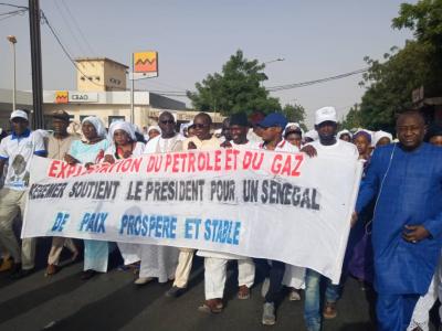 Affaire Aliou Sall: A Kébémer, les membres du parti au pouvoir marchent pour soutenir le président Macky Sall