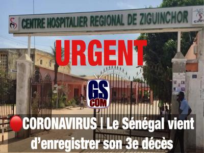 CORONAVIRUS | Le Sénégal vient d’enregistrer son 3e décès .
