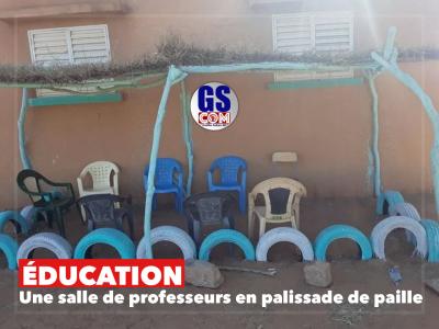 Lycée Barkédji : Une salle de professeurs en palissade de paille