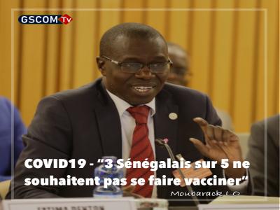 Covid-19 : “3 Sénégalais sur 5 ne souhaitent pas se faire vacciner” (Moubarak Lô)