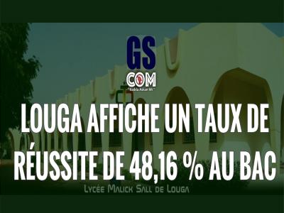LOUGA AFFICHE UN TAUX DE RÉUSSITE DE 48,16 % AU BAC (IA)